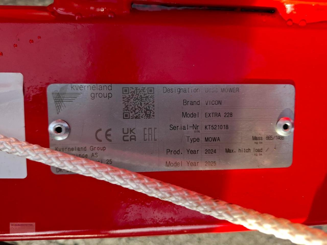 Mähwerk typu Vicon EXTRA 228, Gebrauchtmaschine v Unterdietfurt (Obrázek 10)