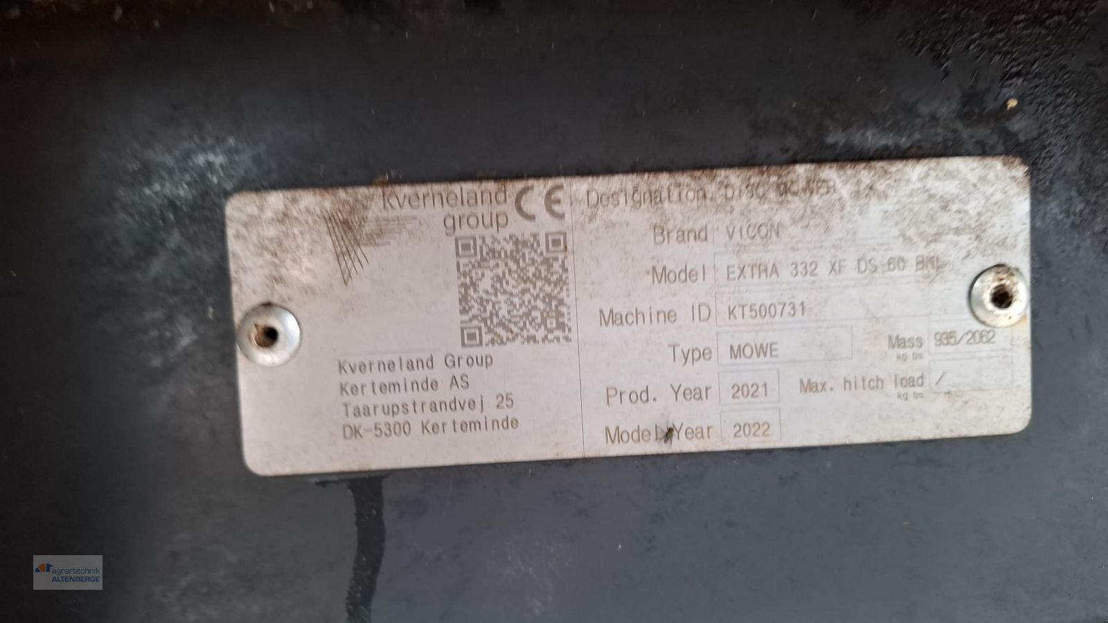 Mähwerk a típus Vicon Extra 332 XF Frontmähwerk, Gebrauchtmaschine ekkor: Altenberge (Kép 8)