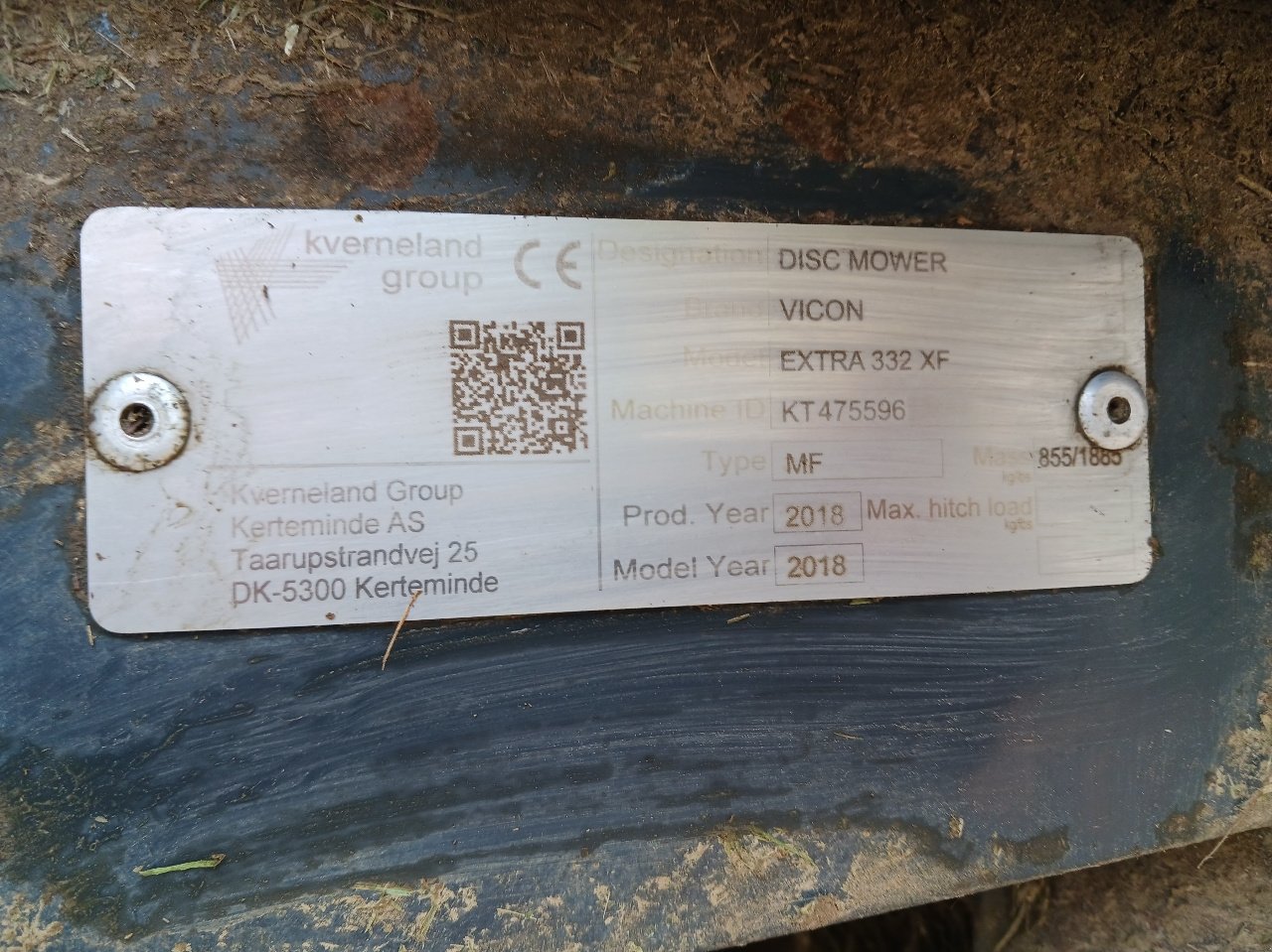 Mähwerk des Typs Vicon EXTRA 332 XF, Gebrauchtmaschine in SAINT JAMES (Bild 2)