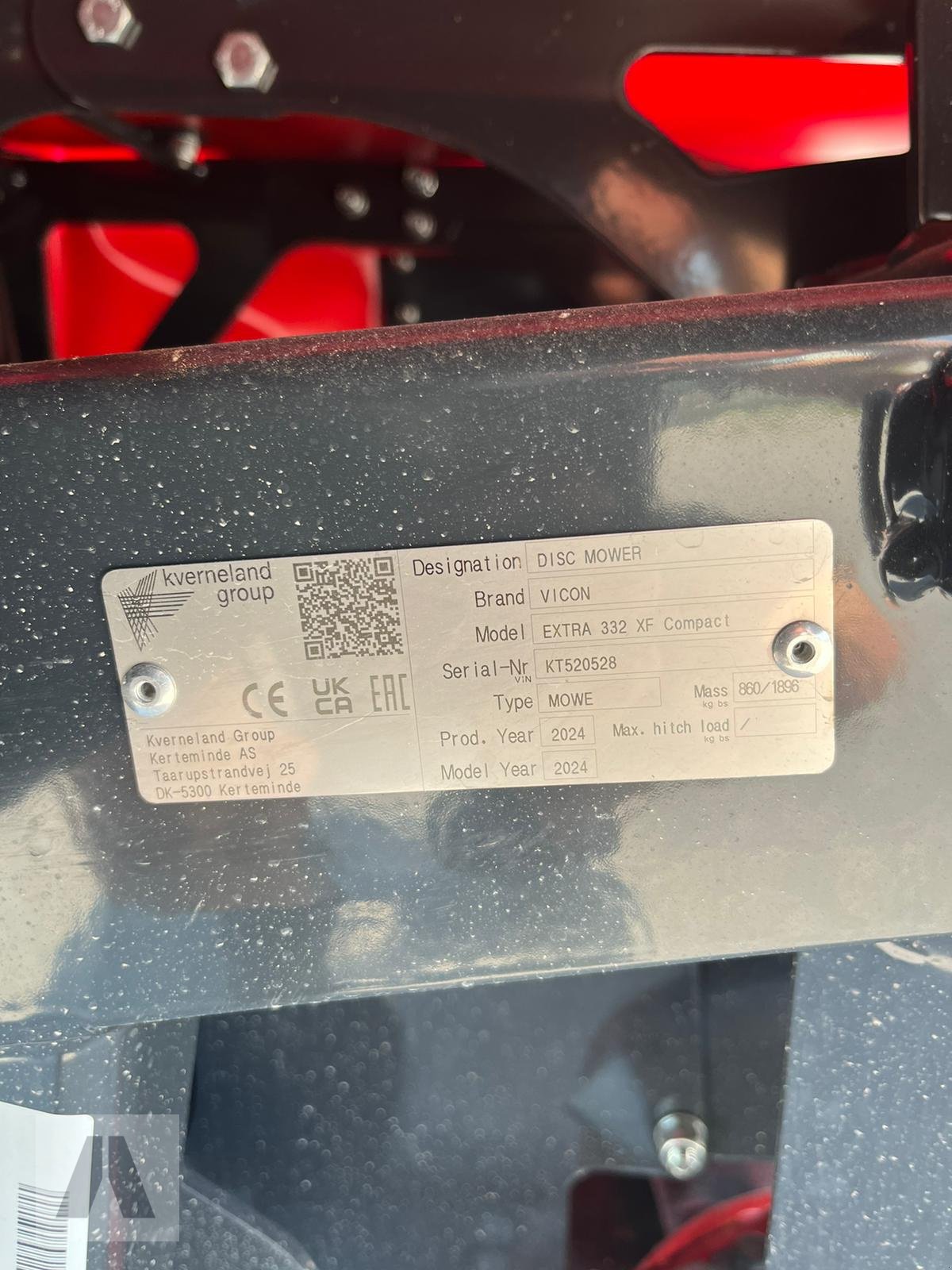 Mähwerk of the type Vicon Extra 332 XF, Neumaschine in Antdorf (Picture 11)