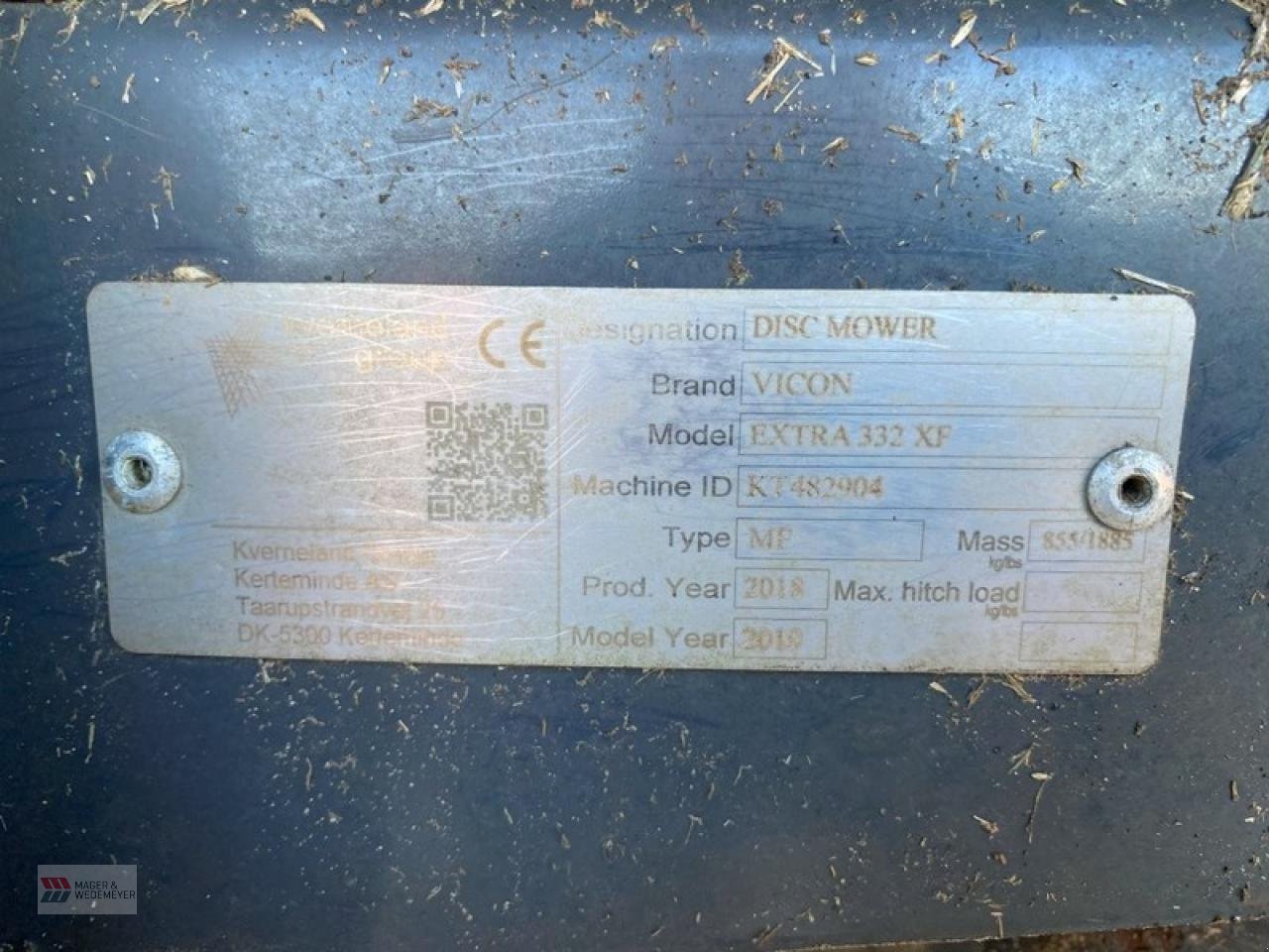 Mähwerk typu Vicon EXTRA 332 XF, Gebrauchtmaschine v Oyten (Obrázek 6)