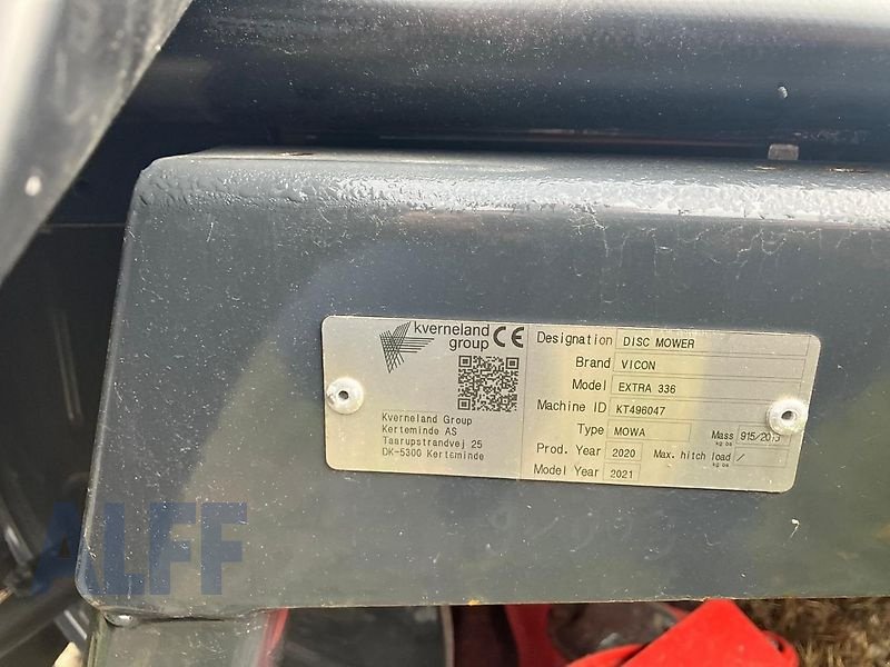 Mähwerk του τύπου Vicon Extra 336, Gebrauchtmaschine σε Bitburg-Flugplatz (Φωτογραφία 10)