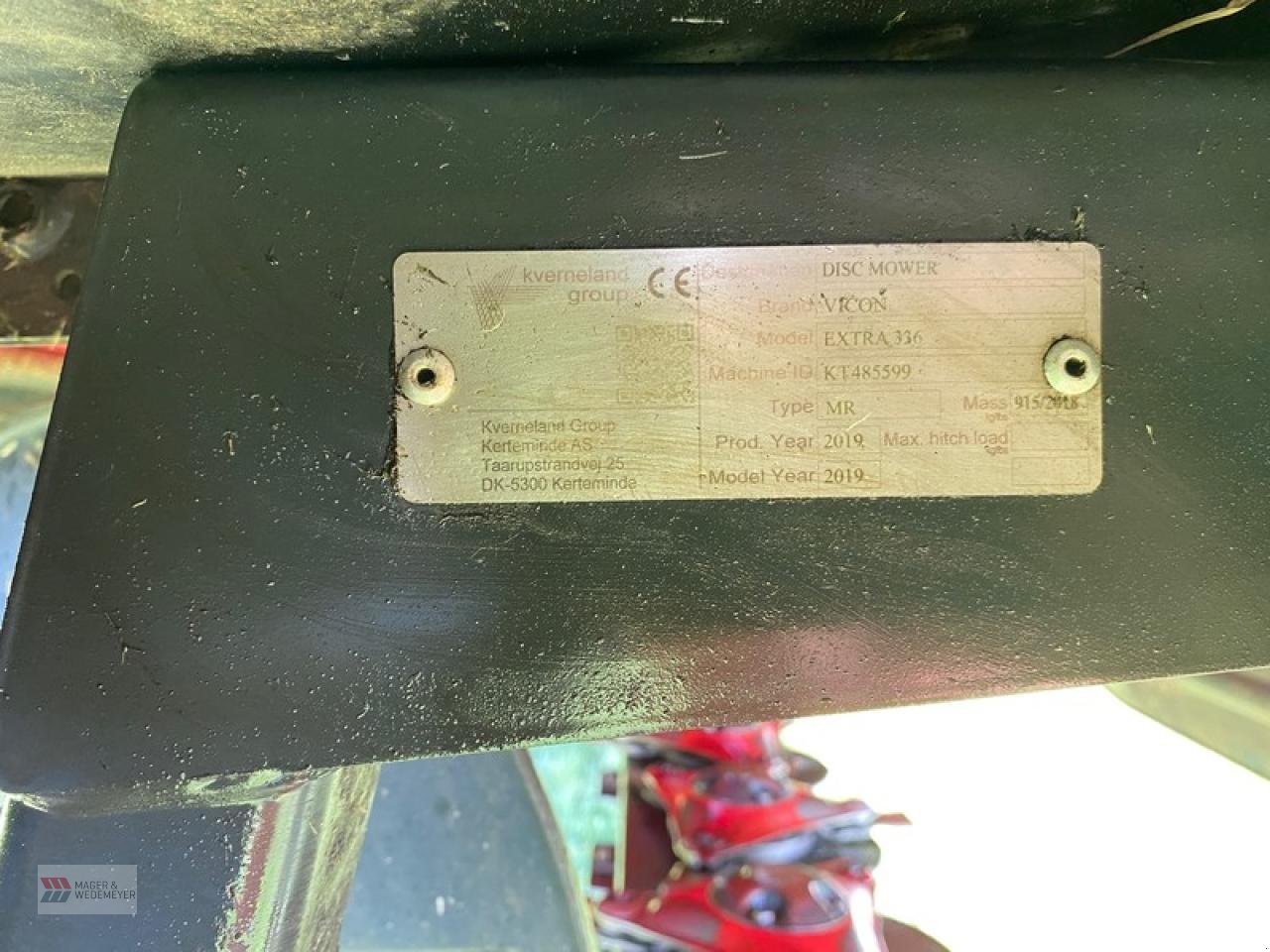 Mähwerk of the type Vicon EXTRA 336, Gebrauchtmaschine in Oyten (Picture 8)