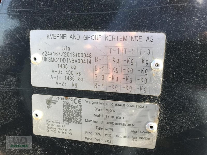 Mähwerk of the type Vicon Extra 928T, Gebrauchtmaschine in Spelle (Picture 10)