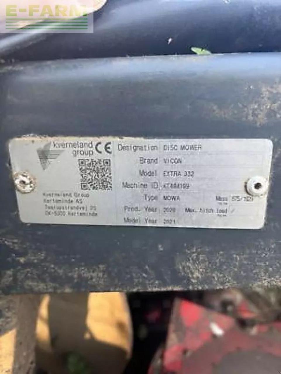 Mähwerk типа Vicon extra332, Gebrauchtmaschine в MONFERRAN (Фотография 7)