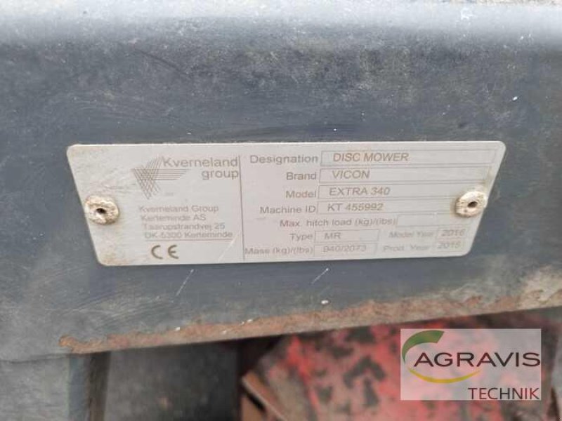 Mähwerk του τύπου Vicon VICON EXTRA 340, Gebrauchtmaschine σε Lage (Φωτογραφία 6)