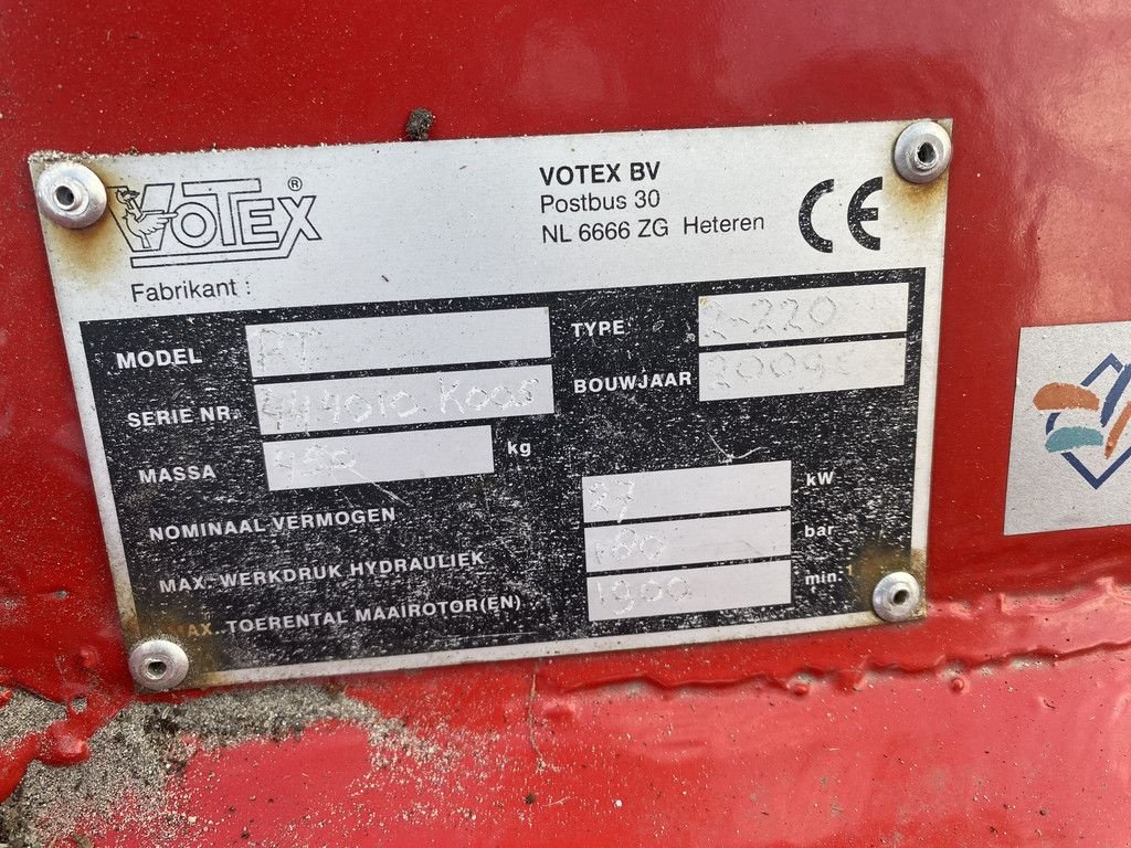 Mähwerk typu Votex PT2-220, Gebrauchtmaschine v Heerenveen (Obrázek 6)