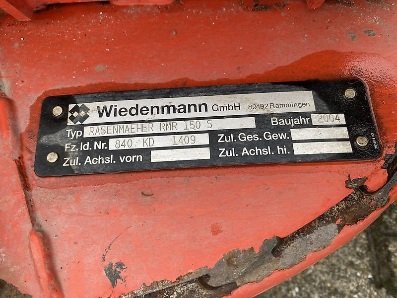 Mähwerk типа Wiedenmann RMR 150, Gebrauchtmaschine в Walzbachtal-Jöhlingen (Фотография 3)