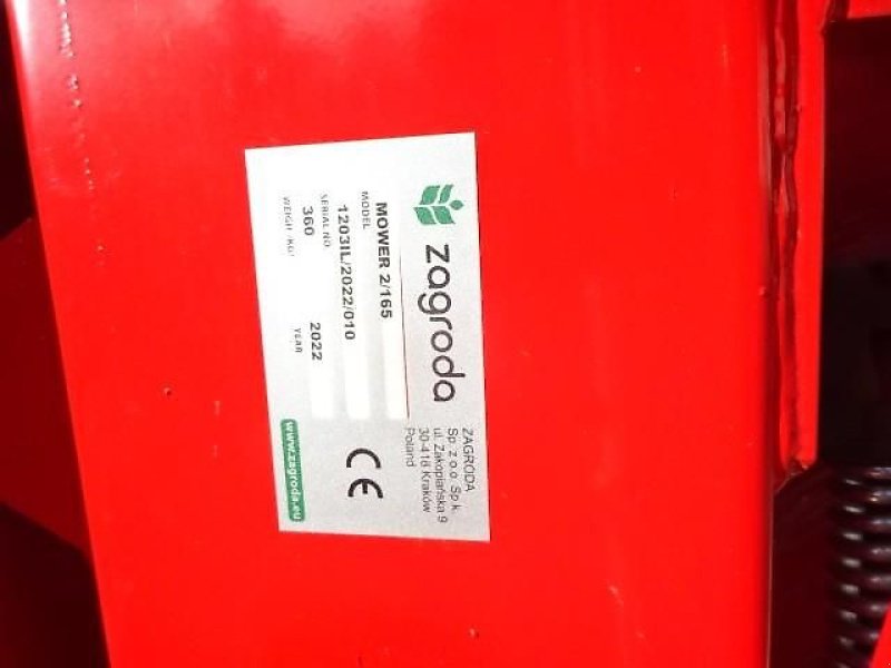 Mähwerk des Typs ZAGRODA Zagroda Hecktrommelmähwerk 1,65 Meter- neu mit Gelenkwelle, Neumaschine in Neureichenau (Bild 3)