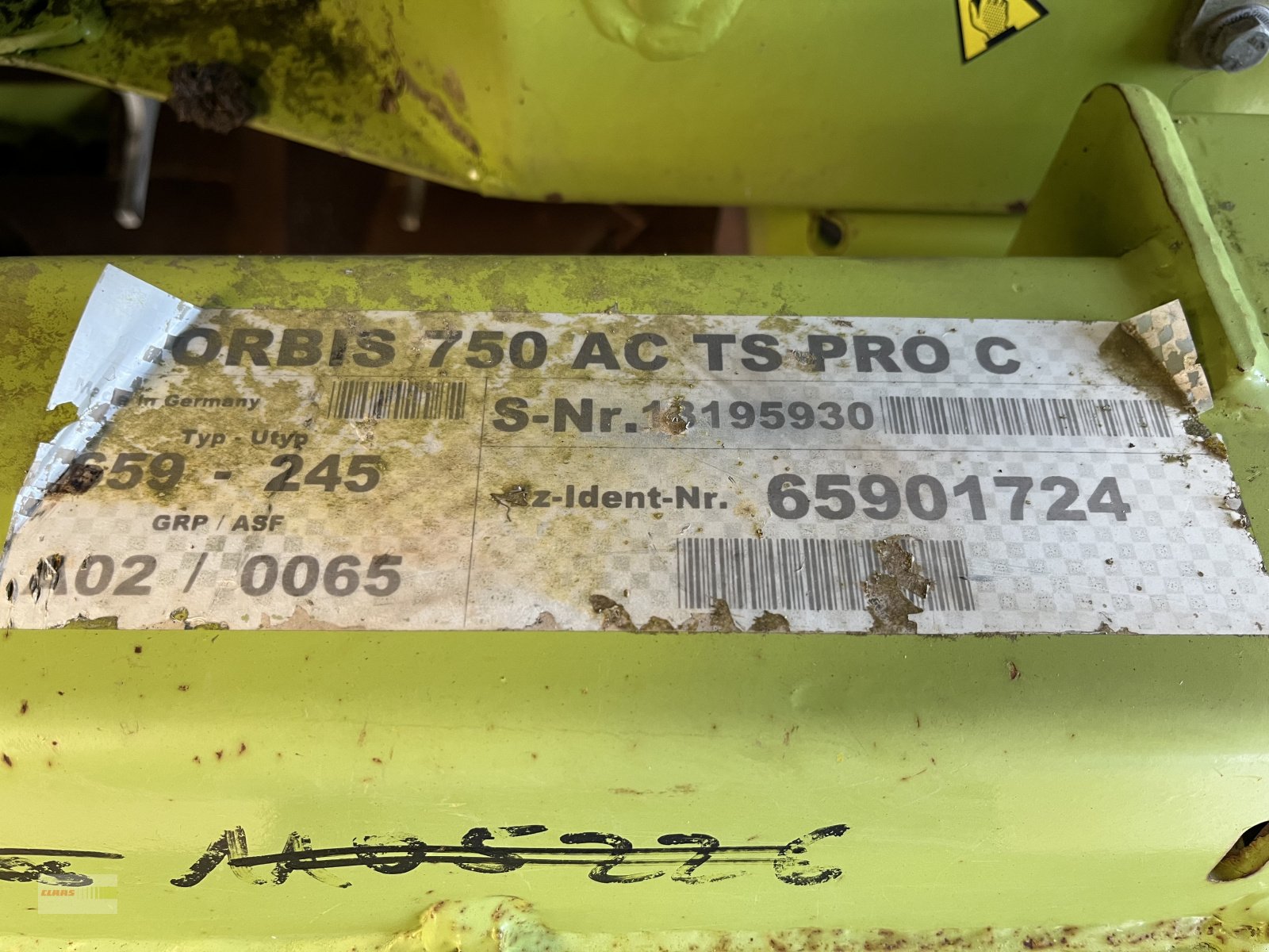 Maisgebiss typu CLAAS CLAAS Orbis 750 PREISREDUZIERT, Gebrauchtmaschine w Langenau (Zdjęcie 5)