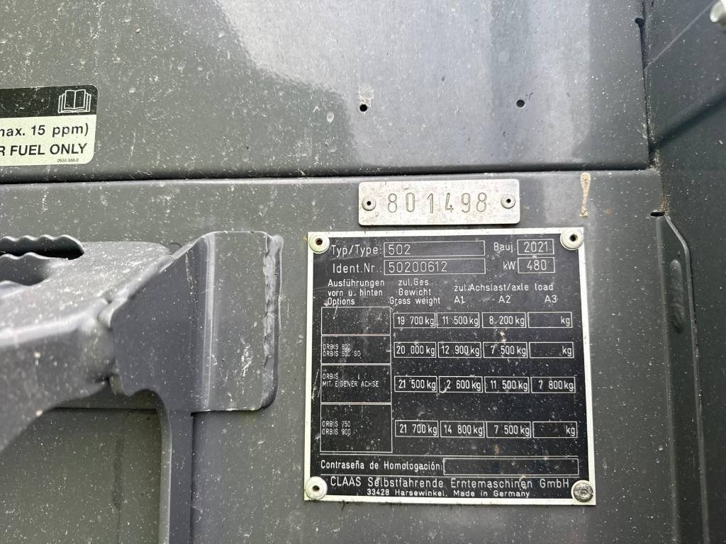 Maisgebiss vrste CLAAS JAGUAR 960 - 502, Gebrauchtmaschine v Vinderup (Slika 4)