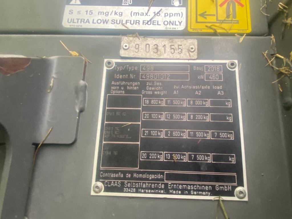 Maisgebiss a típus CLAAS JAGUAR 960, Gebrauchtmaschine ekkor: Ribe (Kép 7)