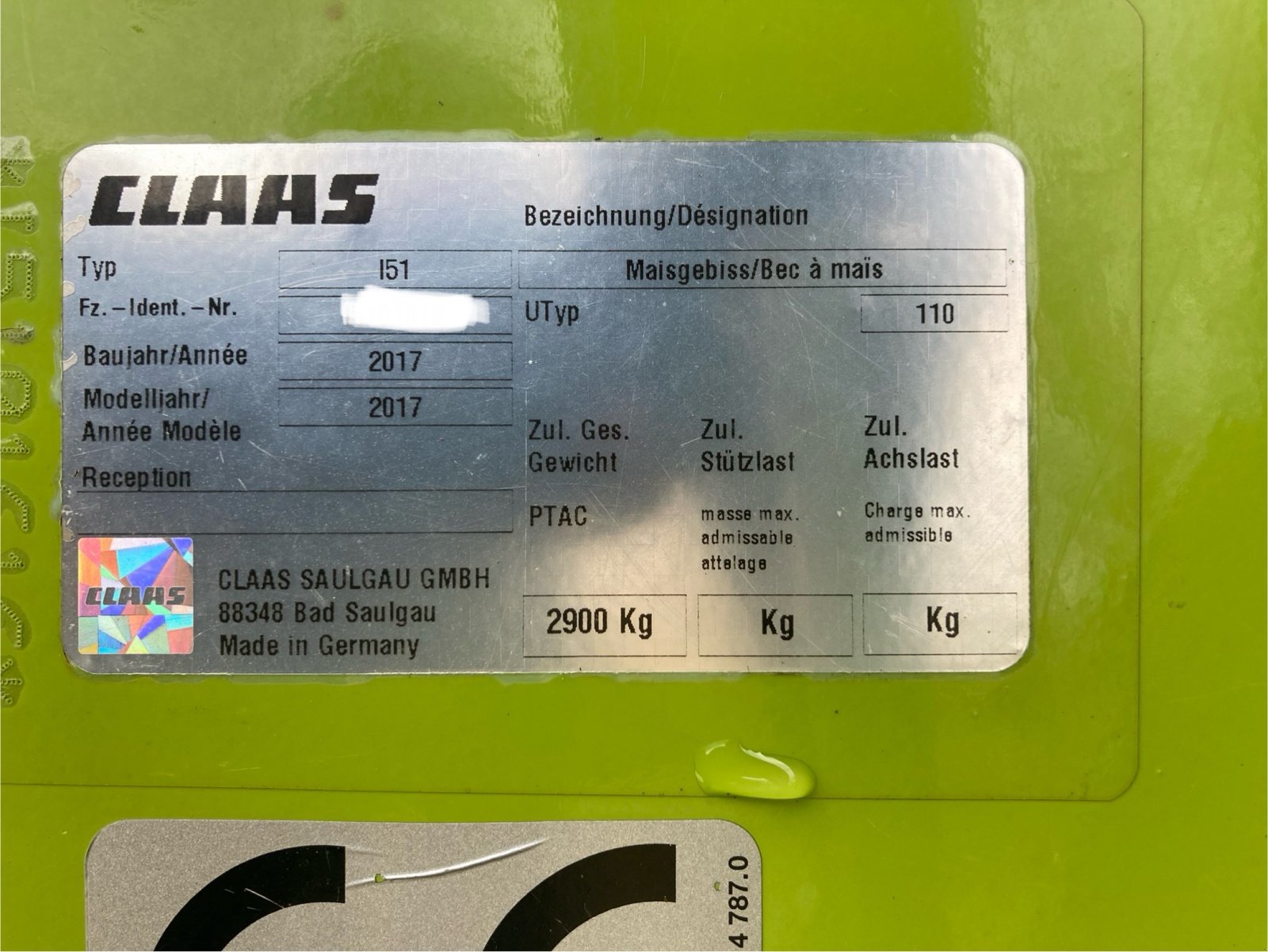 Maisgebiß des Typs CLAAS Orbis 600 SD, Gebrauchtmaschine in Geisenhausen (Bild 7)