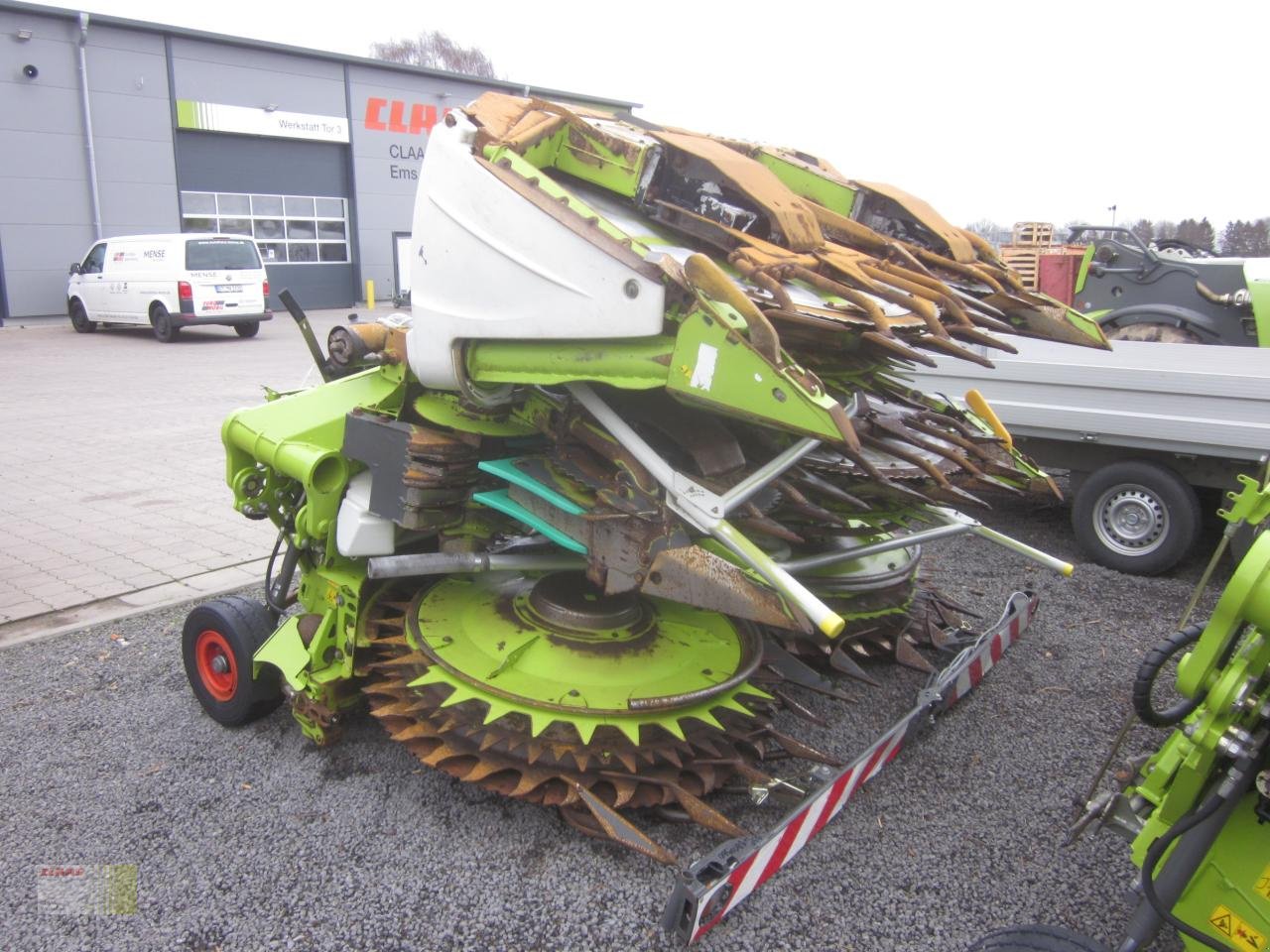 Maisgebiß des Typs CLAAS ORBIS 750 AC AUTO CONTOUR 3T, 10-reiher, für JAGUAR 800 – 900, Gebrauchtmaschine in Molbergen (Bild 1)