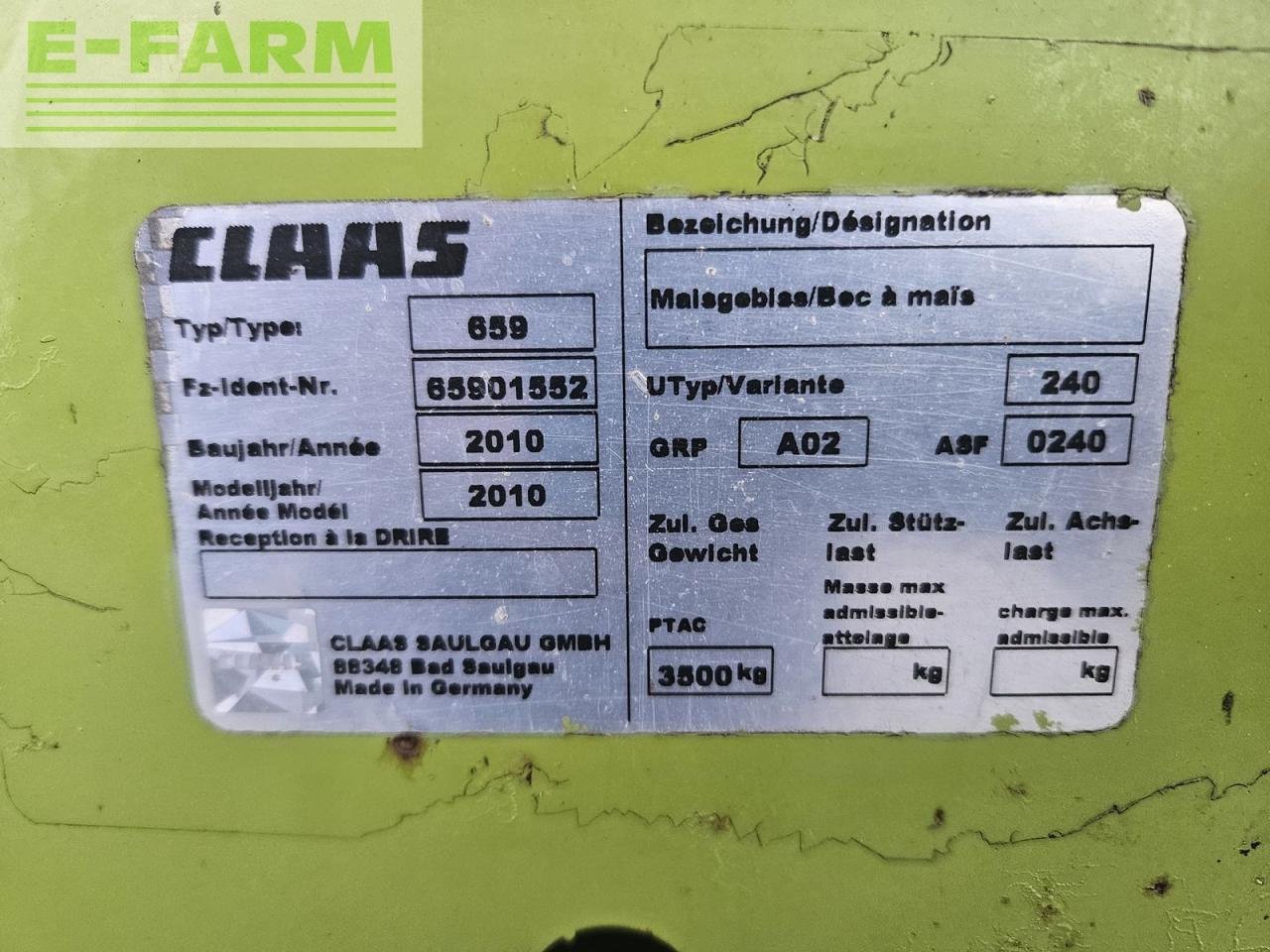 Maisgebiss of the type CLAAS orbis 750 ac ts pro, Gebrauchtmaschine in ILZ (Picture 5)