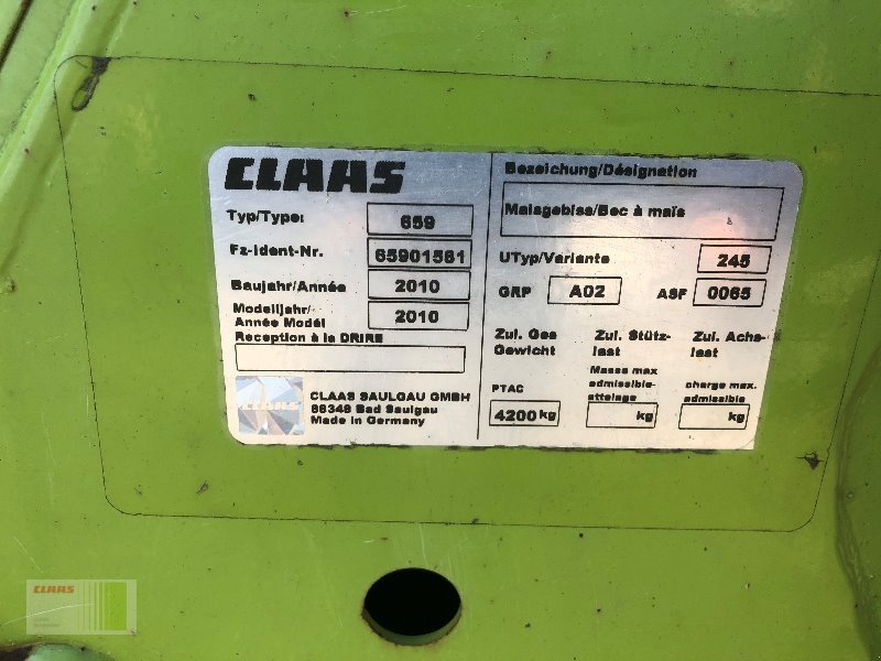 Maisgebiß des Typs CLAAS ORBIS 750 AC, Gebrauchtmaschine in Bordesholm (Bild 4)