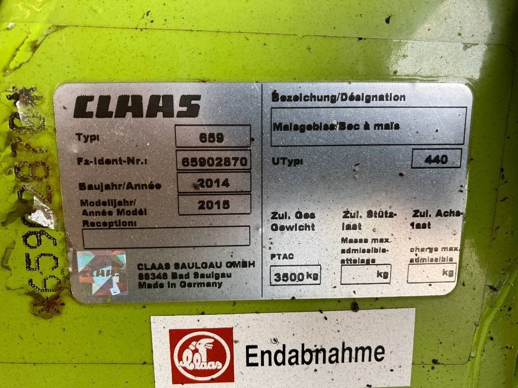 Maisgebiss типа CLAAS Orbis 750, Gebrauchtmaschine в Aalestrup (Фотография 5)