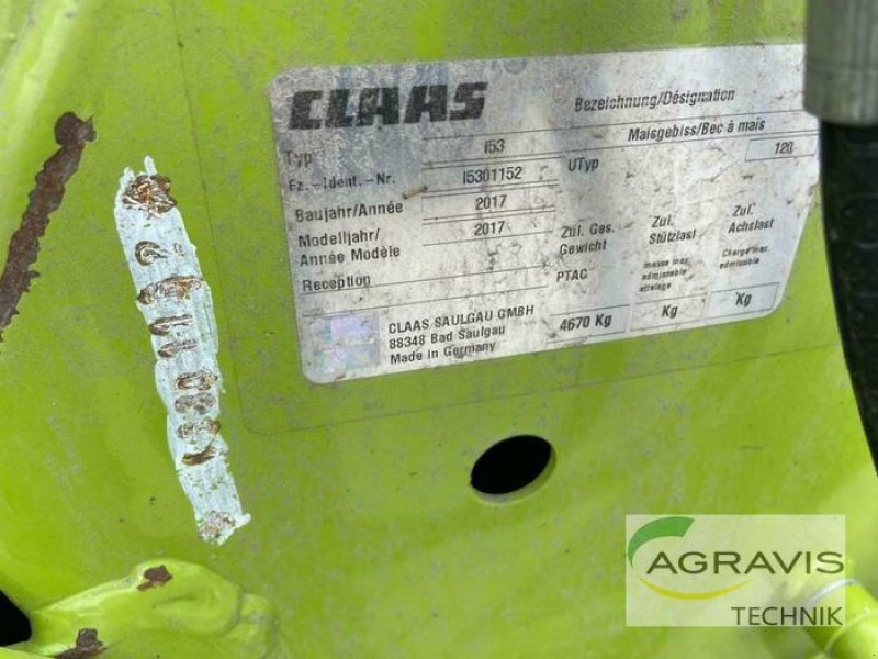 Maisgebiß typu CLAAS ORBIS 900 AC 3T, Gebrauchtmaschine v Alpen (Obrázok 9)