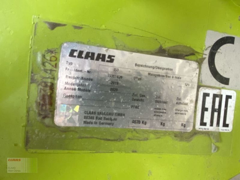 Maisgebiss des Typs CLAAS ORBIS 900, Gebrauchtmaschine in Vohburg a.d.Donau (Bild 15)