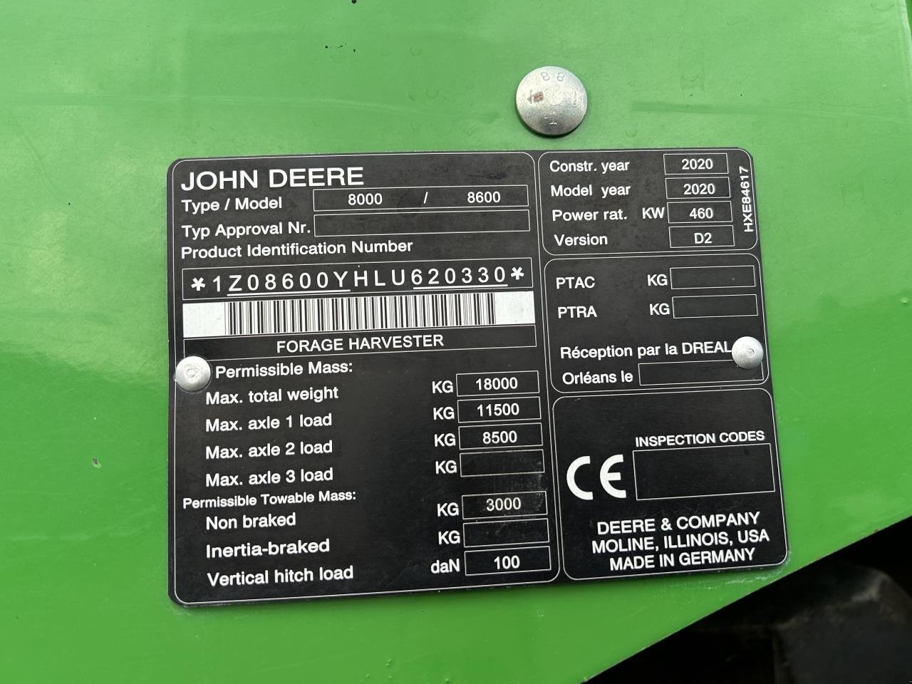 Maisgebiss van het type John Deere 8600I, Gebrauchtmaschine in Saksøbing (Foto 26)