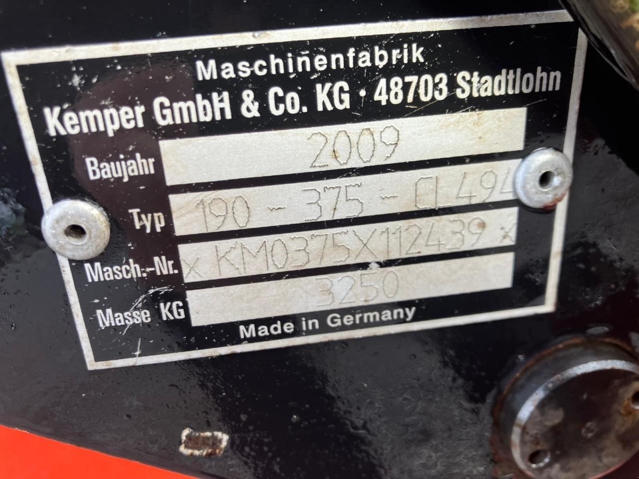 Maisgebiss типа Kemper 375 10 RK MAJSBORD, Gebrauchtmaschine в Tim (Фотография 5)