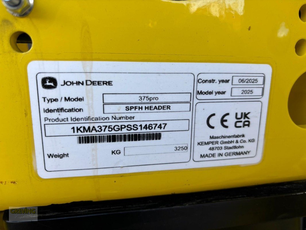 Maisgebiss des Typs Kemper 375 Pro inkl. 300F Fahrwerk, Neumaschine in Ahaus (Bild 9)