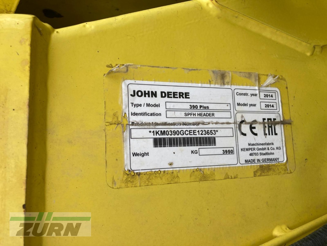 Maisgebiss типа Kemper 390Plus, Gebrauchtmaschine в Kanzach (Фотография 20)