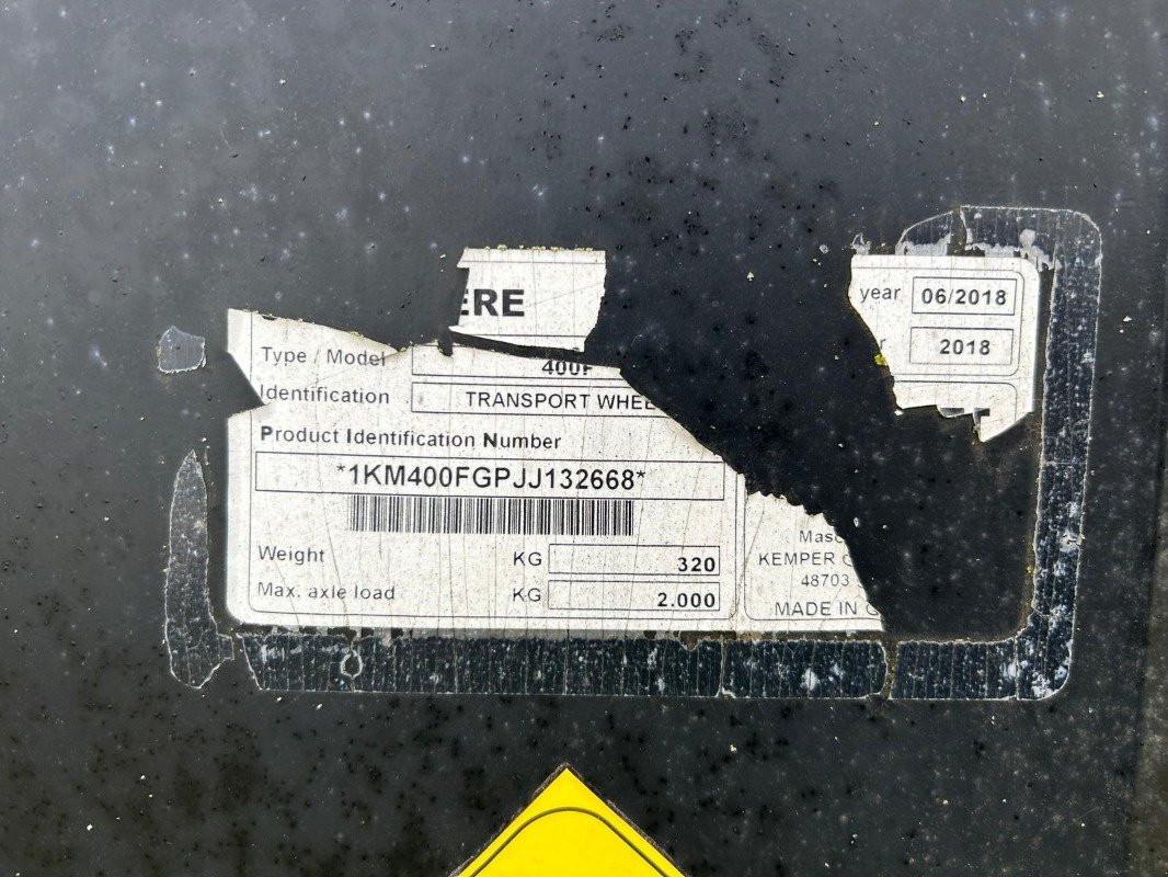 Maisgebiss типа Kemper 400F Zusatzfahrwerk, Gebrauchtmaschine в Sittensen (Фотография 4)