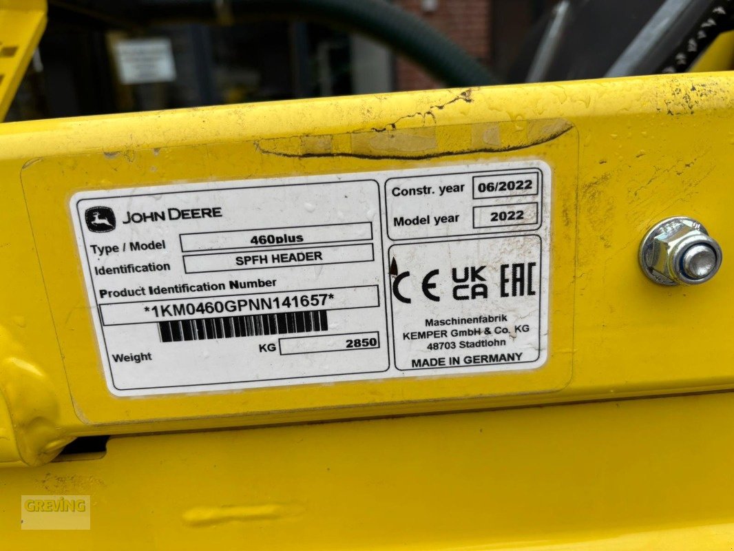 Maisgebiss типа Kemper 460 Plus, Gebrauchtmaschine в Ahaus (Фотография 15)