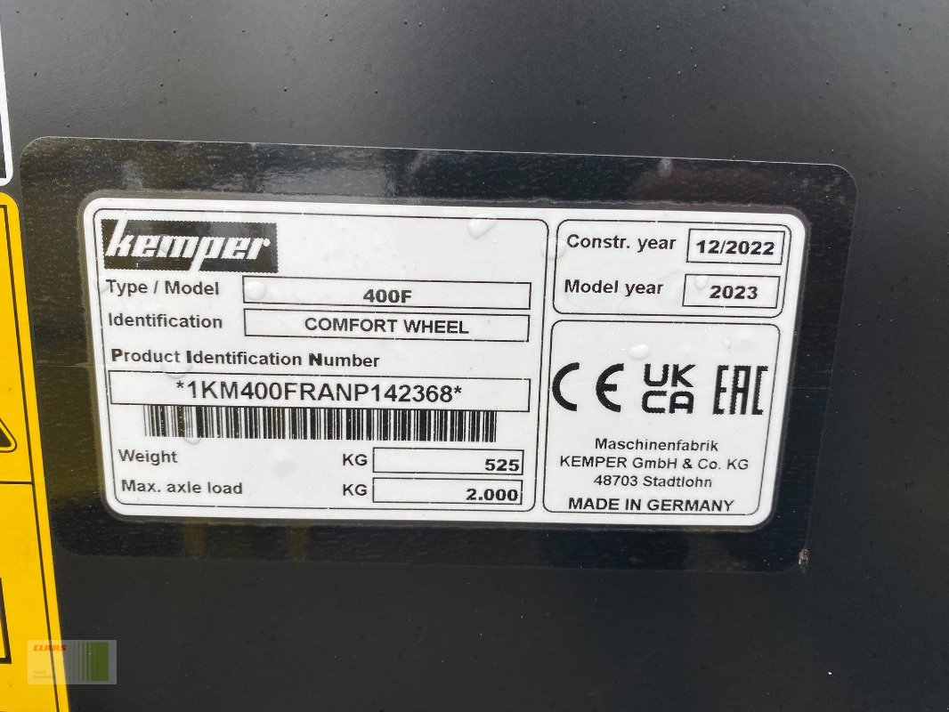 Maisgebiss of the type Kemper 460 plus, Neumaschine in Schenefeld (Picture 10)