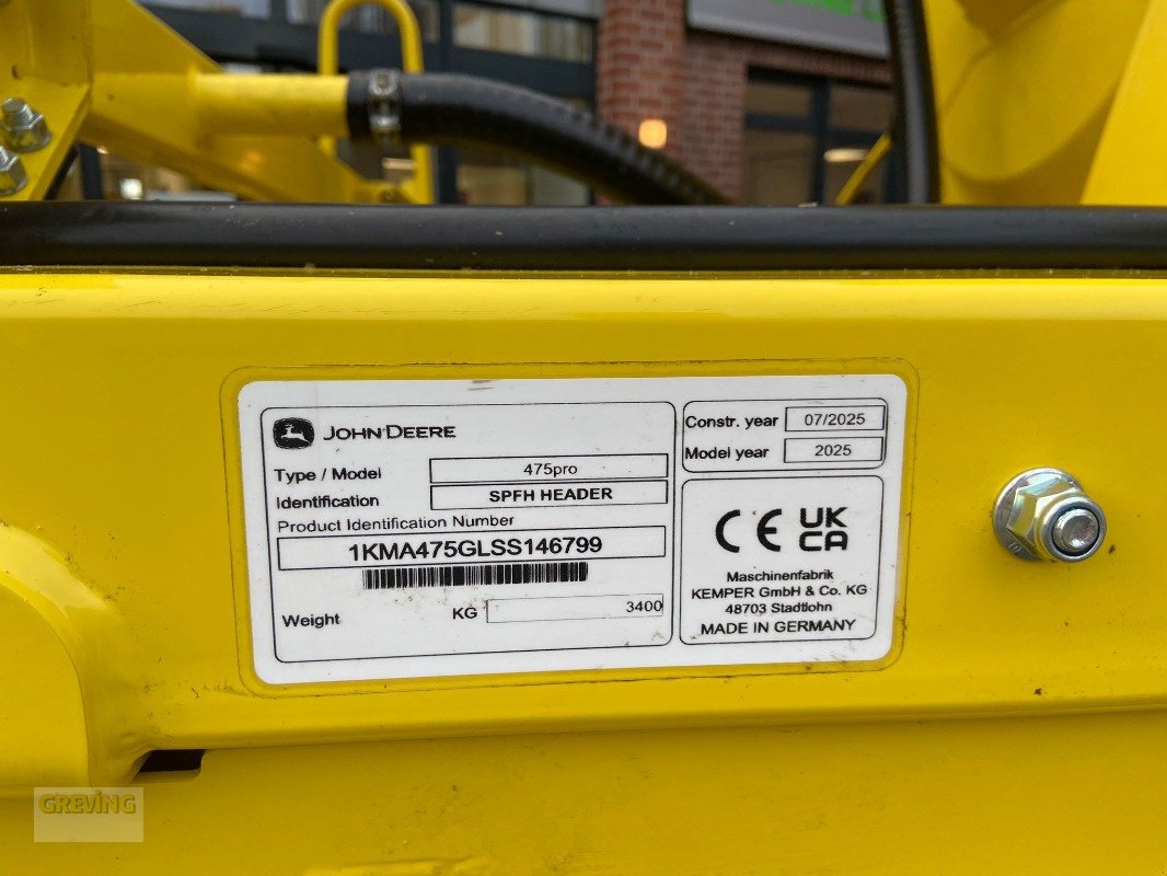 Maisgebiss des Typs Kemper 475 Pro inkl. 400F Fahrwerk, Neumaschine in Ahaus (Bild 14)