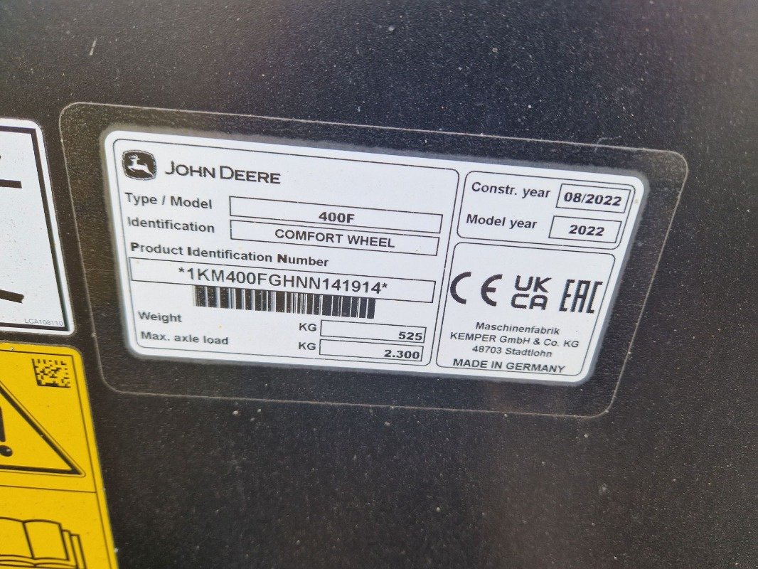 Maisgebiss типа Kemper 490 Plus + 400F, Gebrauchtmaschine в Neubrandenburg (Фотография 10)