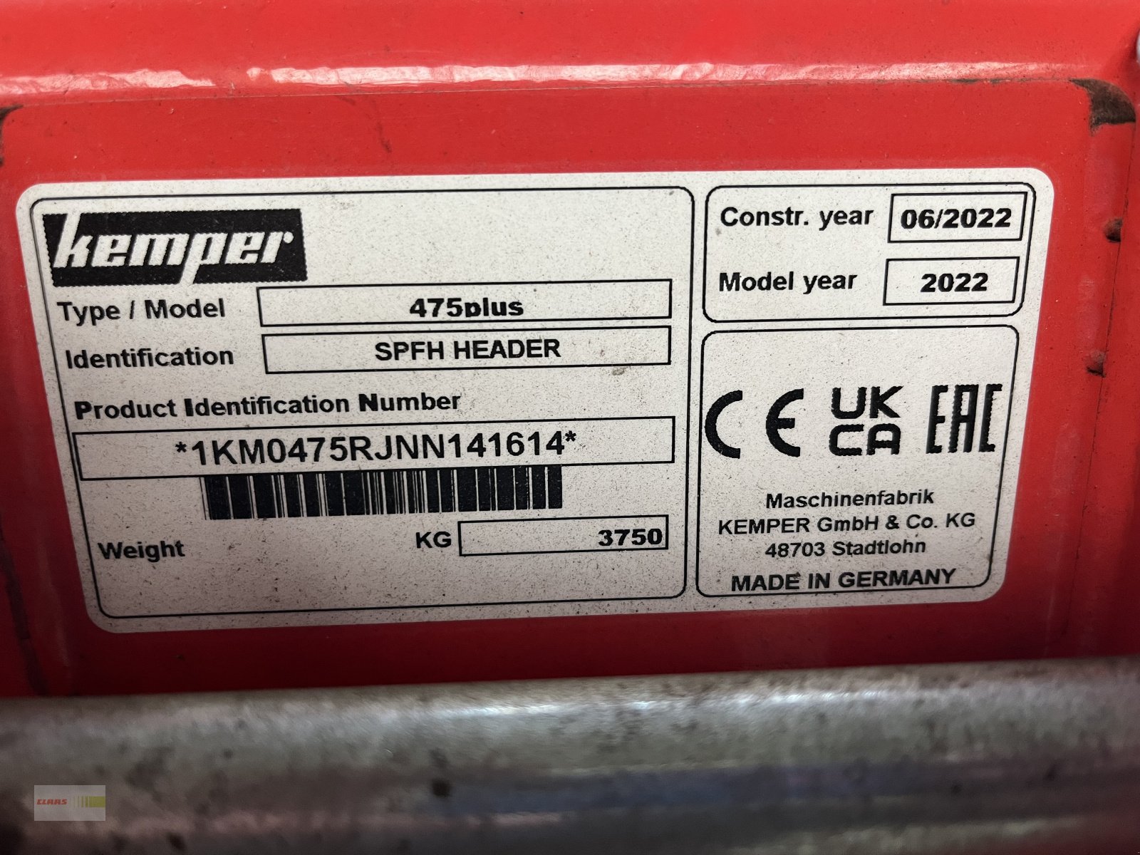 Maisgebiss tip Kemper Kemper 475 Plus PREISREDUZIERT, Gebrauchtmaschine in Langenau (Poză 9)