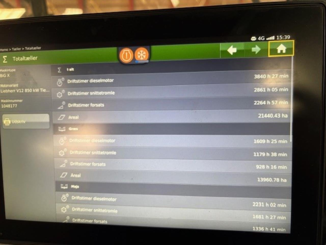 Maisgebiss Türe ait Krone BIG X 1180, Gebrauchtmaschine içinde Ribe (resim 13)