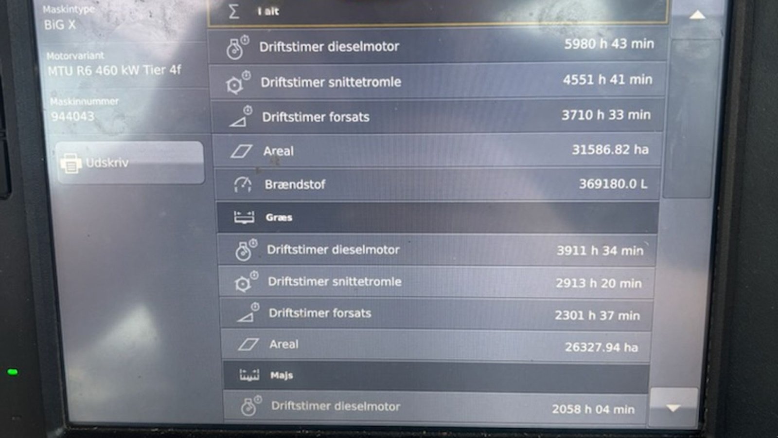 Maisgebiss типа Krone Big X 630 bigx 630, Gebrauchtmaschine в Kongerslev (Фотография 10)