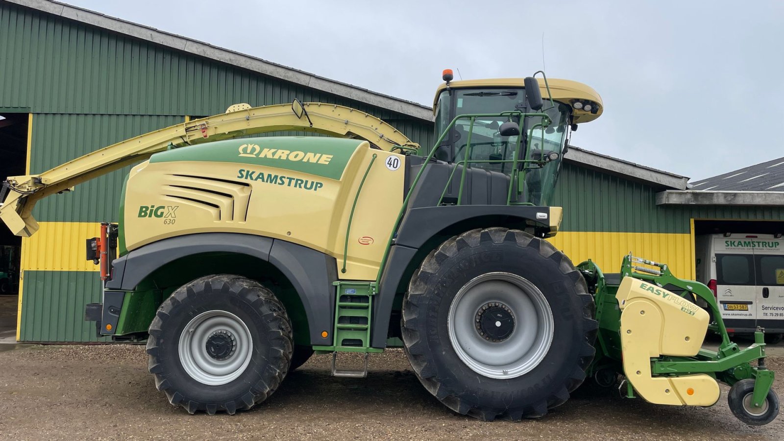 Maisgebiss des Typs Krone Big X 630, Gebrauchtmaschine in Ribe (Bild 9)