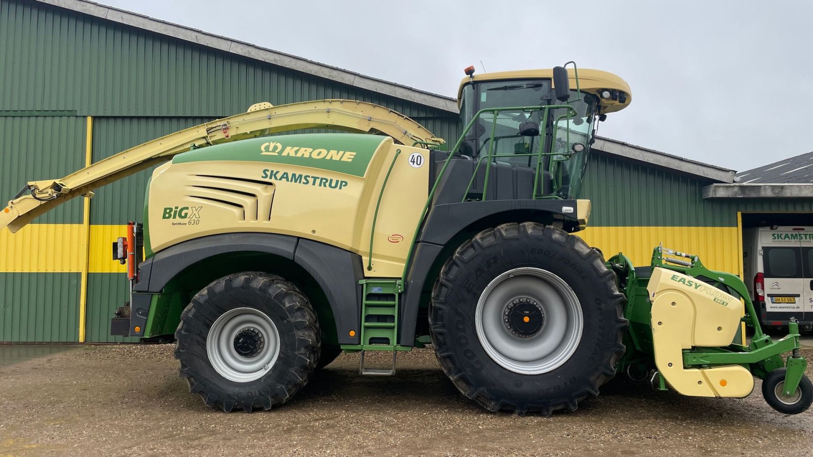 Maisgebiss des Typs Krone Big X 630, Gebrauchtmaschine in Ribe (Bild 8)