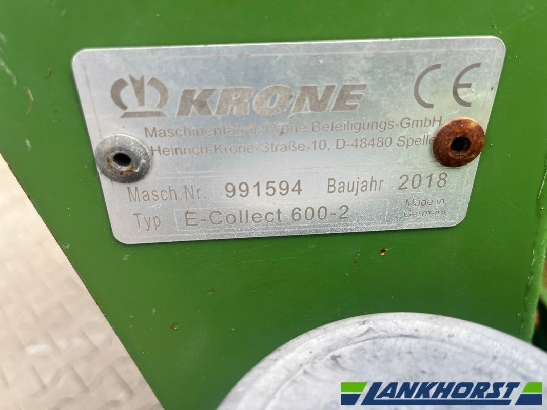 Maisgebiss Türe ait Krone EASY COLLECT 600-2, Gebrauchtmaschine içinde Emsbüren (resim 11)