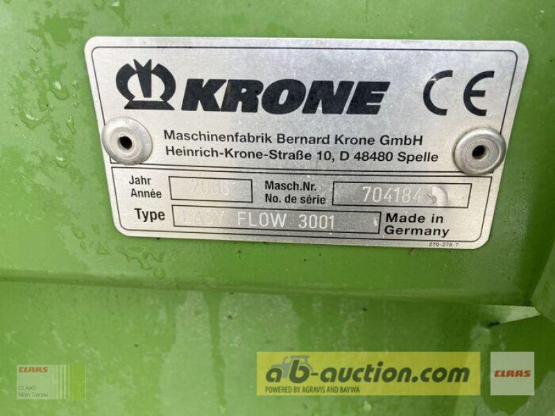 Maisgebiss a típus Krone EASY FLOW 3001, Gebrauchtmaschine ekkor: Wassertrüdingen (Kép 8)