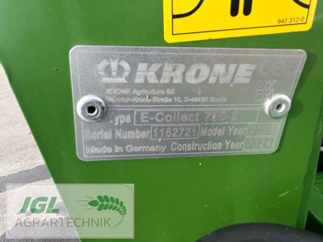 Maisgebiss tipa Krone EasyCollect 750-2 mit Rad, Gebrauchtmaschine u Nabburg (Slika 10)