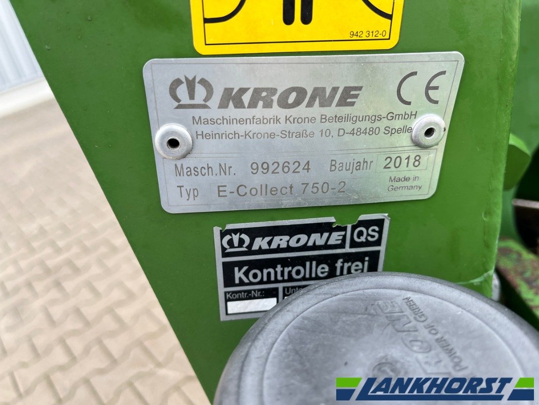 Maisgebiss типа Krone EASYCOLLECT 750-2, Gebrauchtmaschine в Emsbüren (Фотография 11)