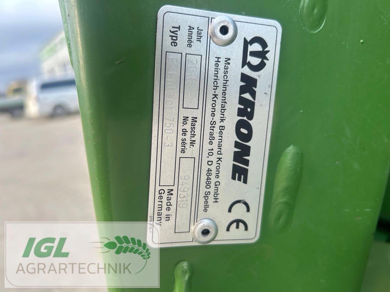 Maisgebiss du type Krone EasyCollect 750-3, Gebrauchtmaschine en Nabburg (Photo 13)