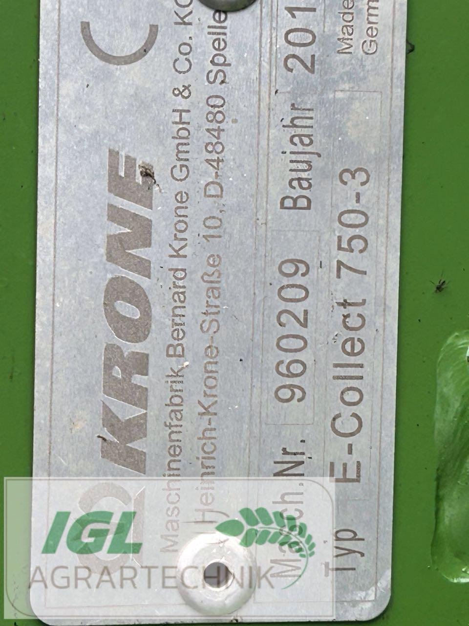 Maisgebiss des Typs Krone EasyCollect 750-3, Gebrauchtmaschine in Nabburg (Bild 4)