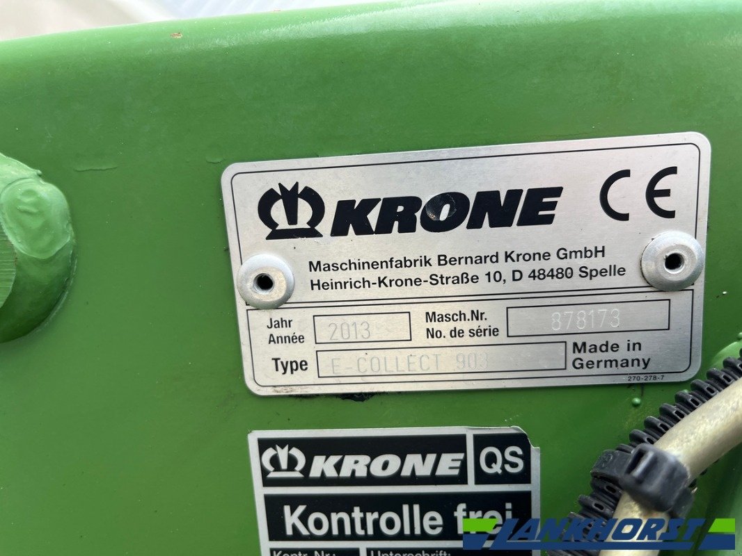 Maisgebiss типа Krone EASYCOLLECT 903, Gebrauchtmaschine в Emsbüren (Фотография 13)
