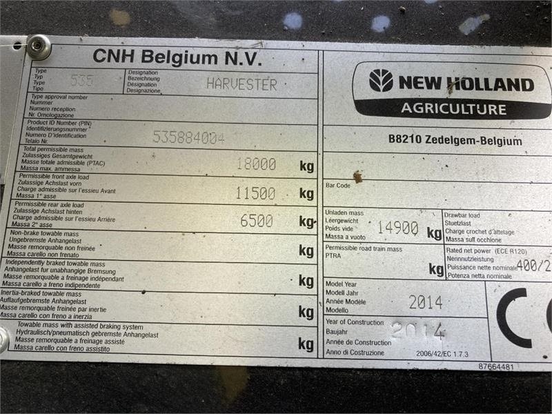 Maisgebiss des Typs New Holland FR 600, Gebrauchtmaschine in Hinnerup (Bild 10)