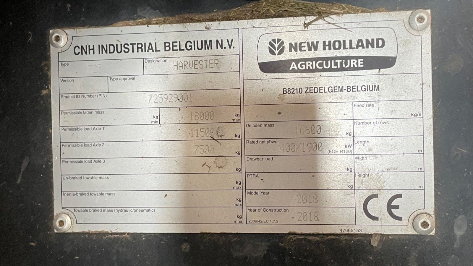 Maisgebiss of the type New Holland FR550, Gebrauchtmaschine in Slagelse (Picture 5)