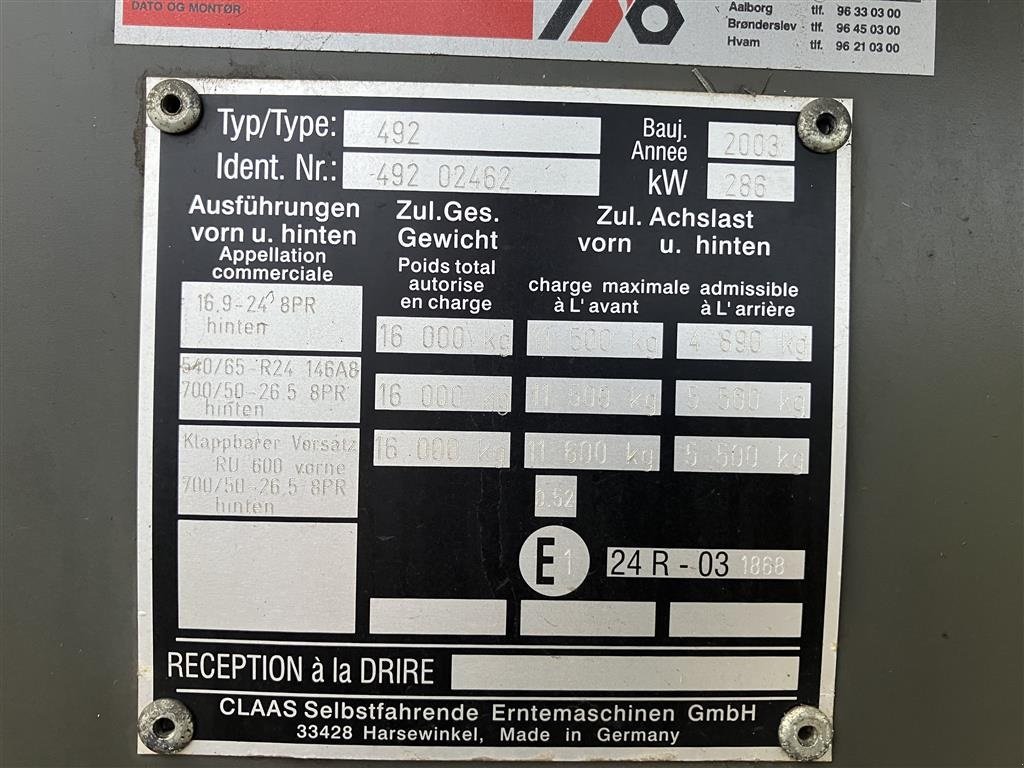 Maisgebiss типа Sonstige JAGUAR 850 en ejers maskine., Gebrauchtmaschine в Aalestrup (Фотография 11)