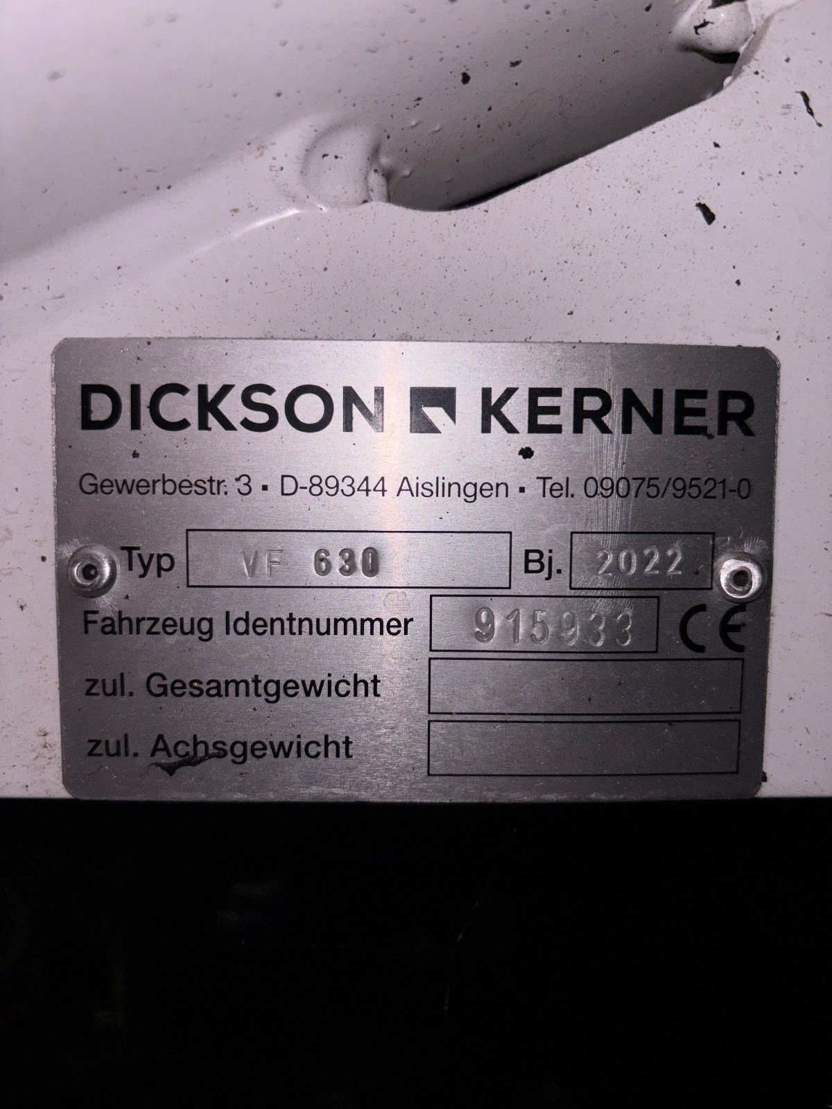 Maishackgerät типа DicksonKerner Variofield 630 H, Gebrauchtmaschine в Bidingen (Фотография 7)