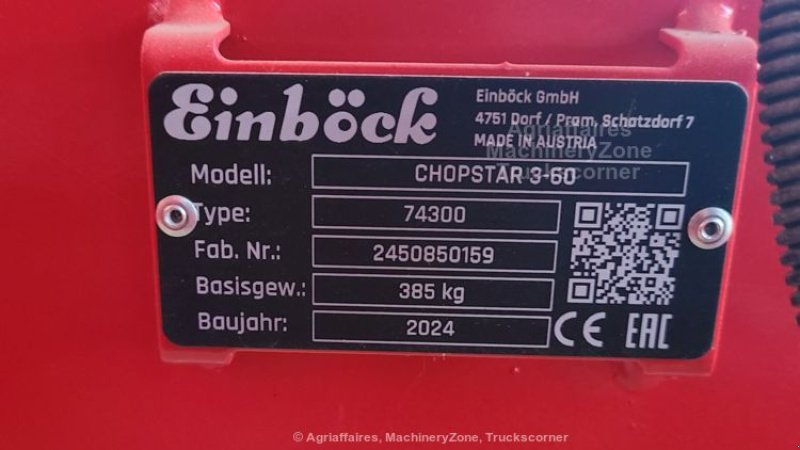 Maishackgerät of the type Einböck CHOPSTAR 3-60, Gebrauchtmaschine in CIVENS (Picture 7)