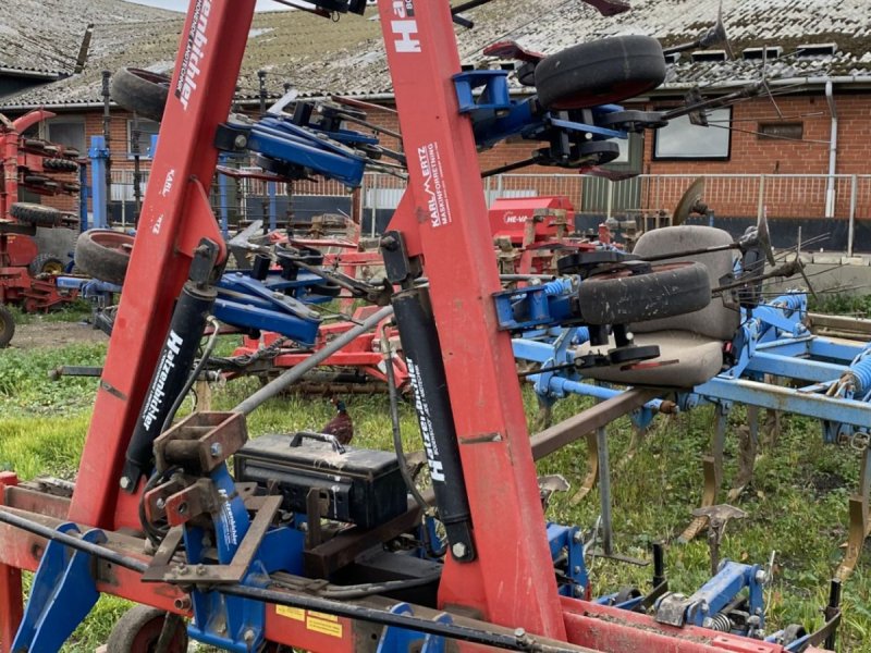 Maishackgerät des Typs Hatzenbichler 12 rækket med sæde til styr og tallerkner til små afgrøder, Gebrauchtmaschine in øster ulslev